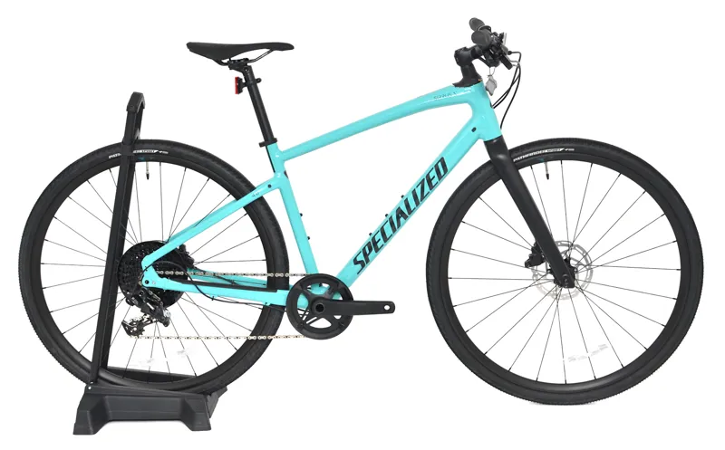 Nearly New Specialized Sirrus X 4.0 2022 Hybrid Bike - Small - Lagoon Blue/Tropical Teal
