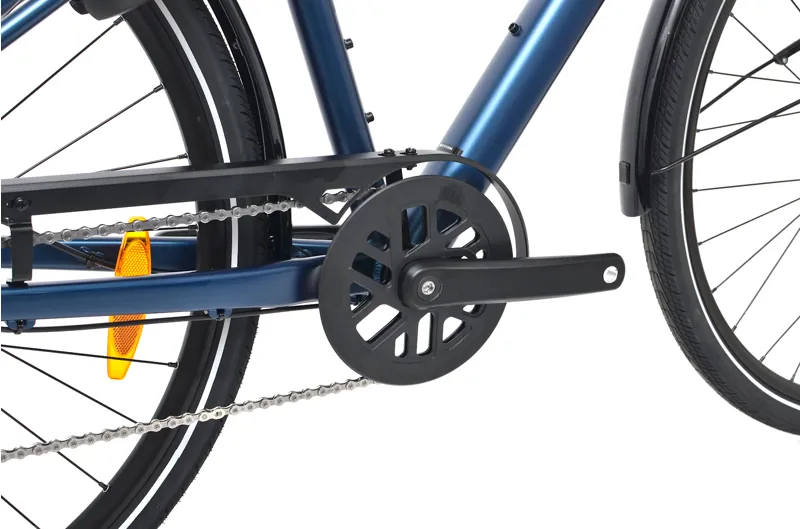 Nearly New Trek Verve 2 Equipped 2024 Hybrid Bike  - Medium - Mulsanne Blue-7