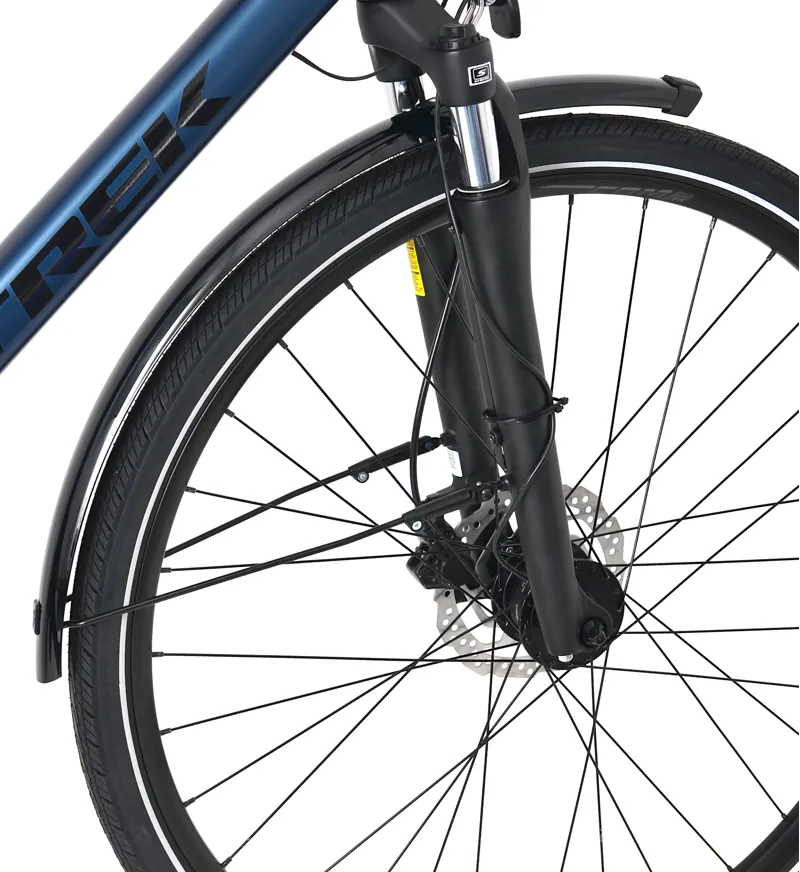 Nearly New Trek Verve 2 Equipped 2024 Hybrid Bike  - Medium - Mulsanne Blue-9