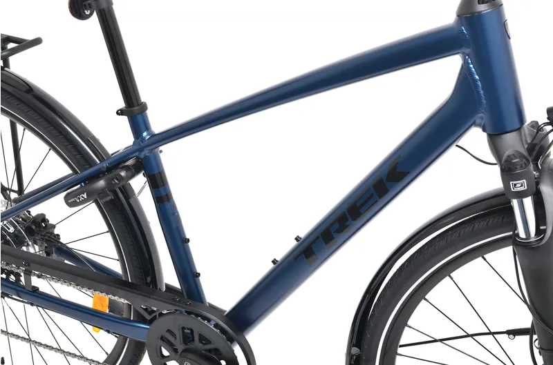 Nearly New Trek Verve 2 Equipped 2024 Hybrid Bike  - Medium - Mulsanne Blue-10