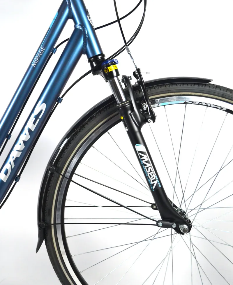 Nearly New 2020 Dawes Mirage HT Women's Hybrid Bike 17 inch Dark Blue-9