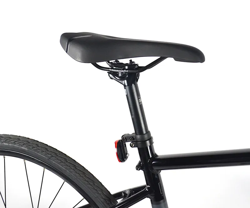 Nearly New 2022 Marin Fairfax 1 Hybrid Bike Medium Gloss Black-2