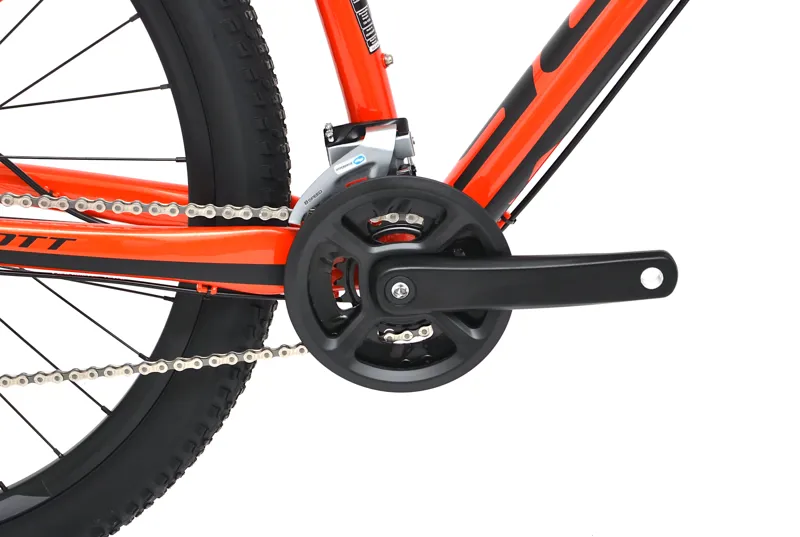 Nearly New Scott Aspect 760 27.5 inch 2022 Hardtail Mountain Bike - Small - Flo Red-8