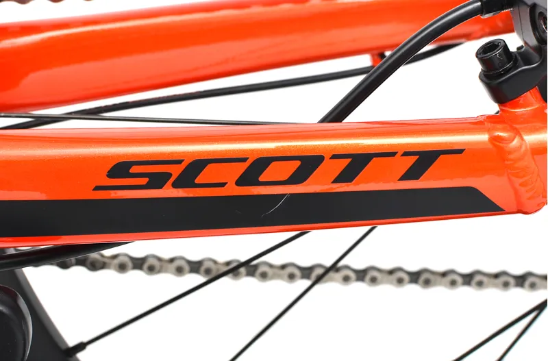 Nearly New Scott Aspect 760 27.5 inch 2022 Hardtail Mountain Bike - Small - Flo Red-2