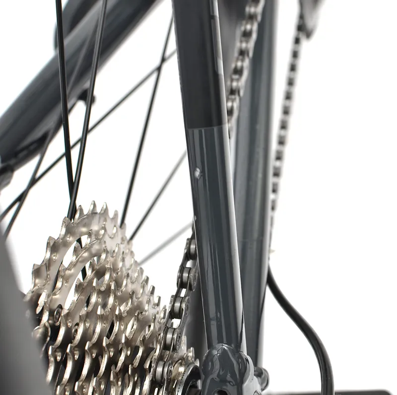 Nearly New Cube Attain SL Road Bike - 58 cm - Grey/Black-1