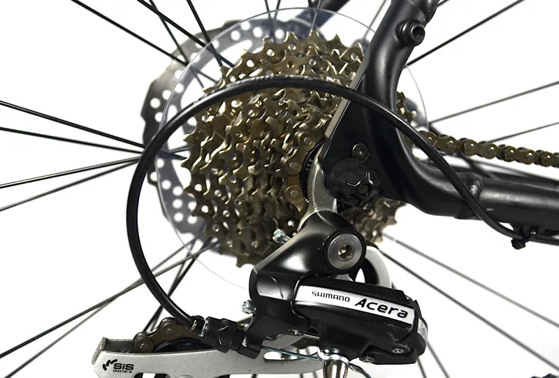 Ex Demo 2020 Merida Speeder 100 Hybrid Bike - Small/Medium 52cm - Black-8