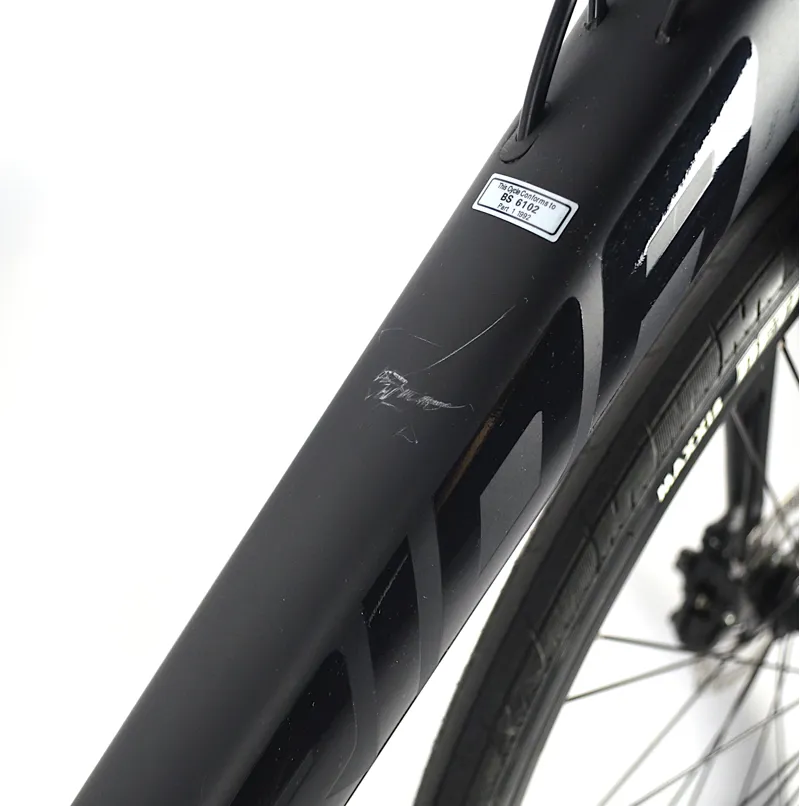 Ex Demo 2020 Merida Speeder 100 Hybrid Bike - Small/Medium 52cm - Black-2