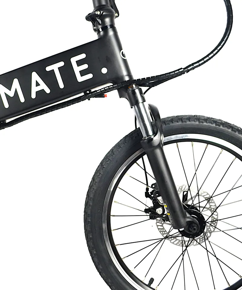 Nearly New 2022 Mate City 250W Electric Folding BIke - Legacy Black-5