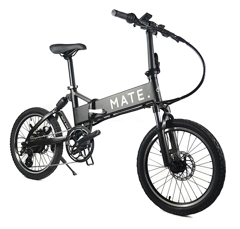 Nearly New 2022 Mate City 250W Electric Folding BIke - Legacy Black-1