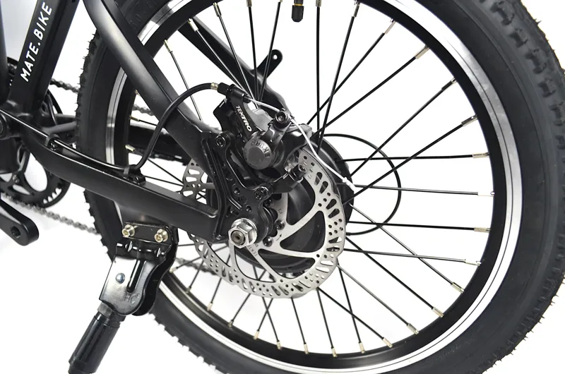 Nearly New 2022 Mate City 250W Electric Folding BIke - Legacy Black-7