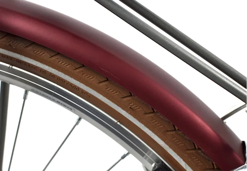 Nearly New Raleigh Pioneer Grand Tour 700c 2023 Women's Hybrid Bike -  15 inch - Burgundy-2