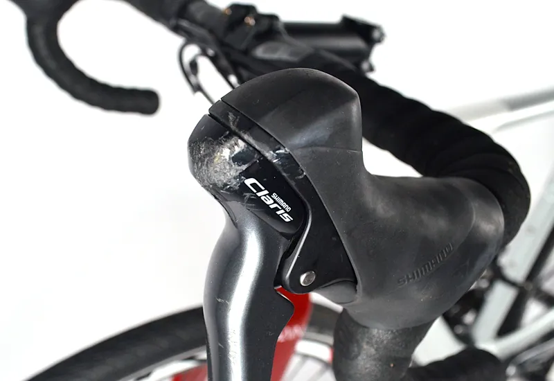 Ex Demo 2019 Orbea Gain D50 Electric Road Bike - Small - Grey/White/Red-5