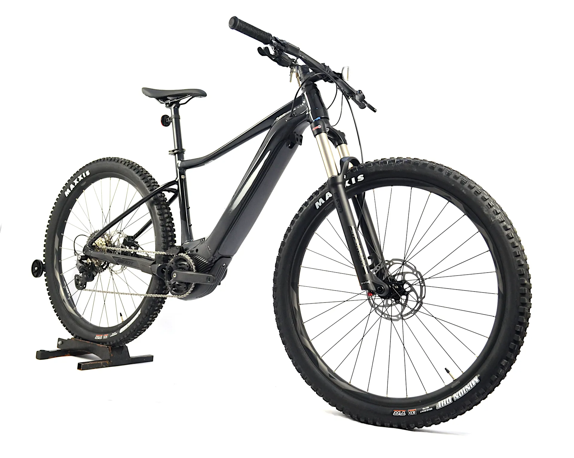 Nearly New 2022 Giant Fathom E 2 Pro 29er Electric Mountain Bike Medium Metal Black
