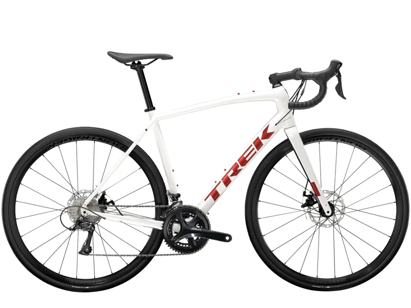 Trek Domane AL 3 Disc 2022 Endurance Road Bike - Crystal White/Black