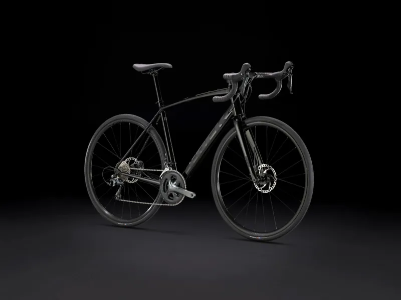 Trek Domane AL 4 Disc 2023 Endurance Road Bike - Trek Black-1