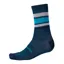 Endura BaaBaa Merino Stripe Socks - Blueberry