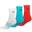 Endura Coolmax Women's Race Socks Triple Pack - Pacific Blue - One Size