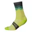 Endura Jagged Socks - Lime Green