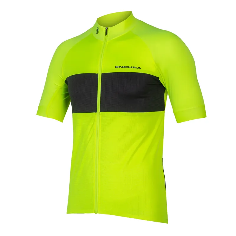 Endura FS260-Pro II Men's Short Sleeve Jersey - Hi-Viz Yellow 