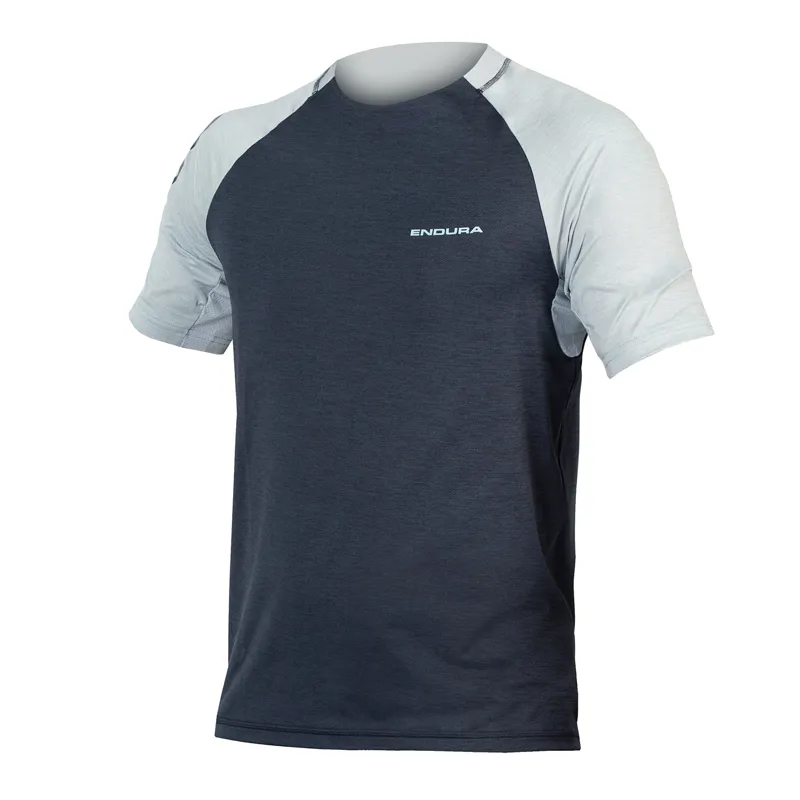Endura SingleTrack Men's Short Sleeve Jersey - Ink Blue