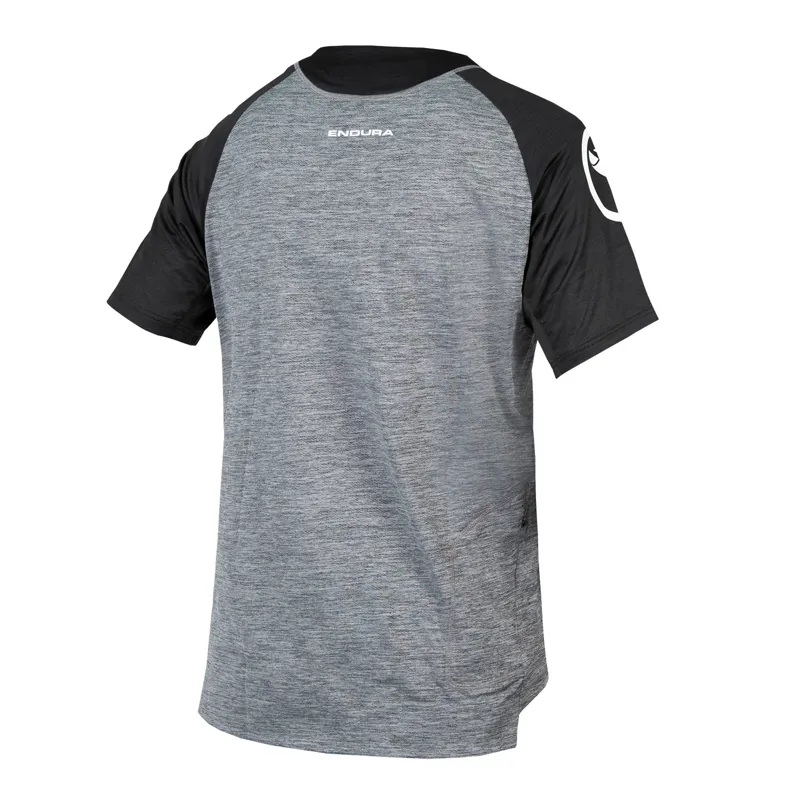 Endura SingleTrack Men's Short Sleeve Jersey - Pewter Grey-1
