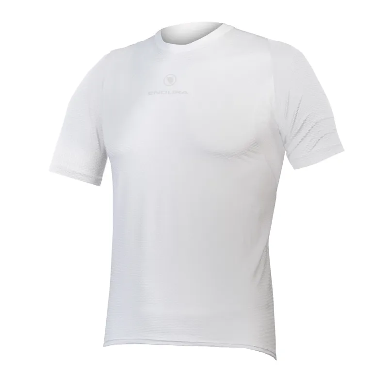 Endura Translite II Short Sleeve Men's Baselayer - White 