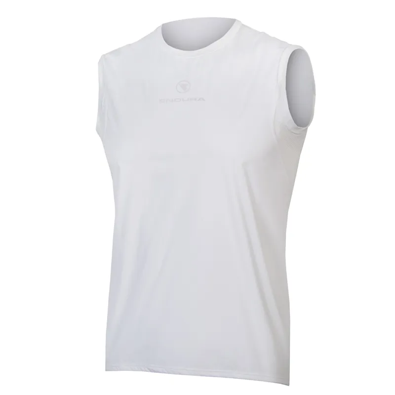 Endura Translite Windproof Sleeveless Men's Baselayer - White 