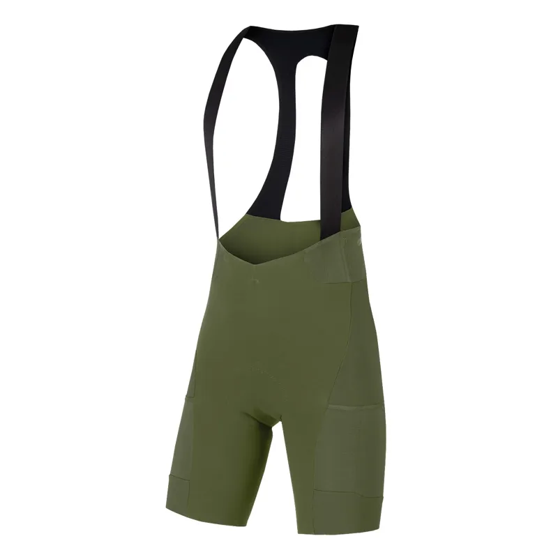 Endura GV500 Reiver Men's Bib Shorts - Olive Green