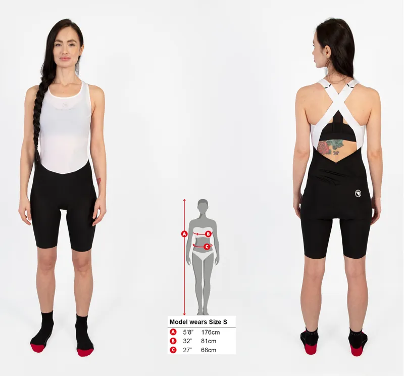 Endura Pro SL Womens Bibshorts - Black-9