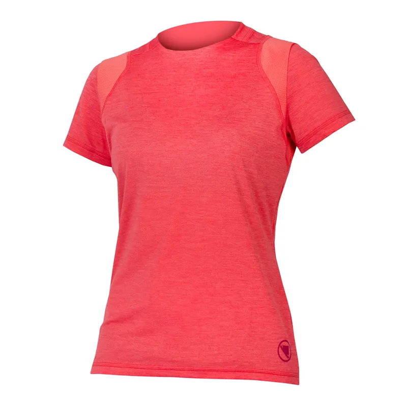 Endura SingleTrack Women's Short Sleeve Jersey - Punch Pink