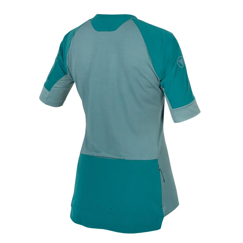Endura GV500 Women's Short Sleeve Jersey - Spruce Green-1