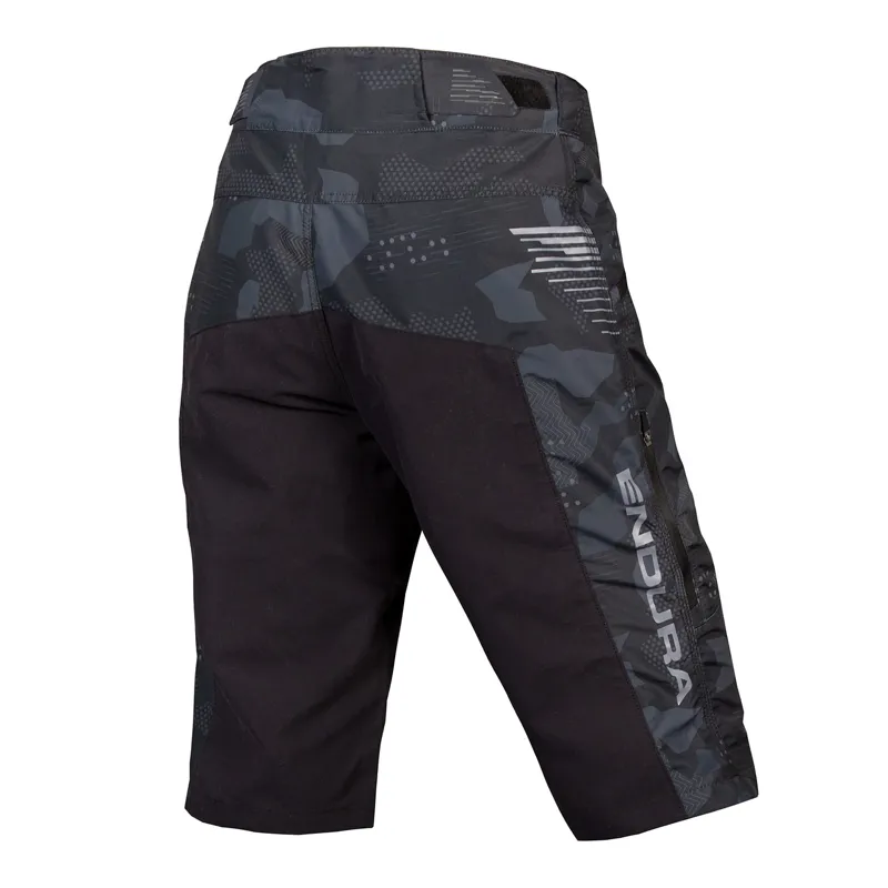 Endura SingleTrack II Women's Baggy Shorts - Black Camo-1