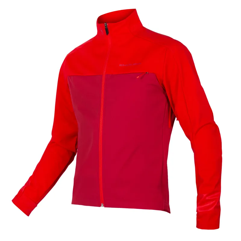 Endura Windchill II Windproof Men's Jacket - Rust Red