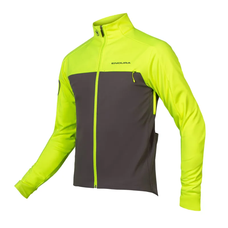 Endura Windchill II Windproof Men's Jacket - Hi-Viz Yellow