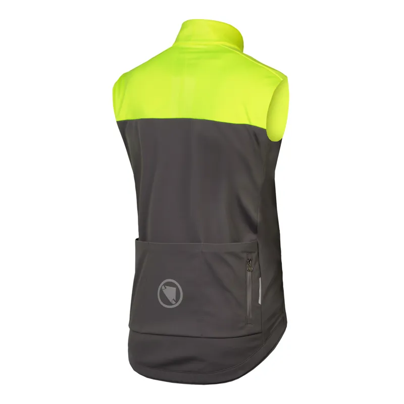 Endura Windchill II Windproof Men's Gilet - Hi-Viz Yellow-1