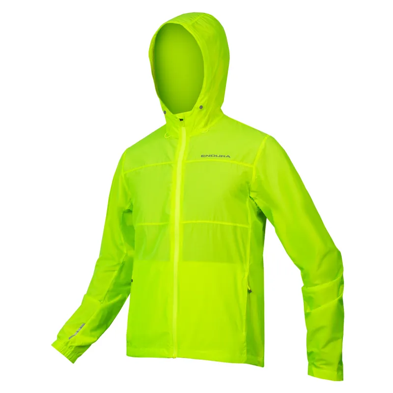 Endura Hummvee Windproof Shell Men's Jacket - Hi-Viz Yellow 