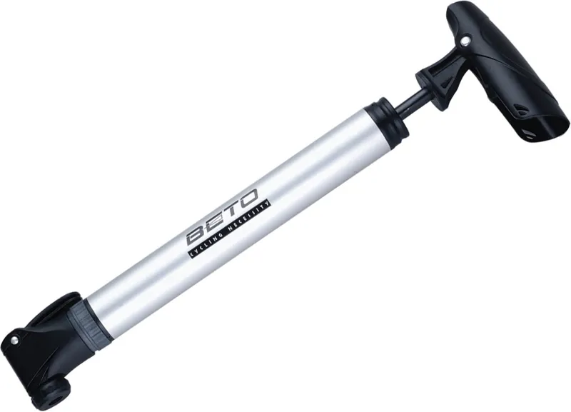 Beto Pompa Bici Beto Cmp-001 2 Vie Lega Mini Argento 
