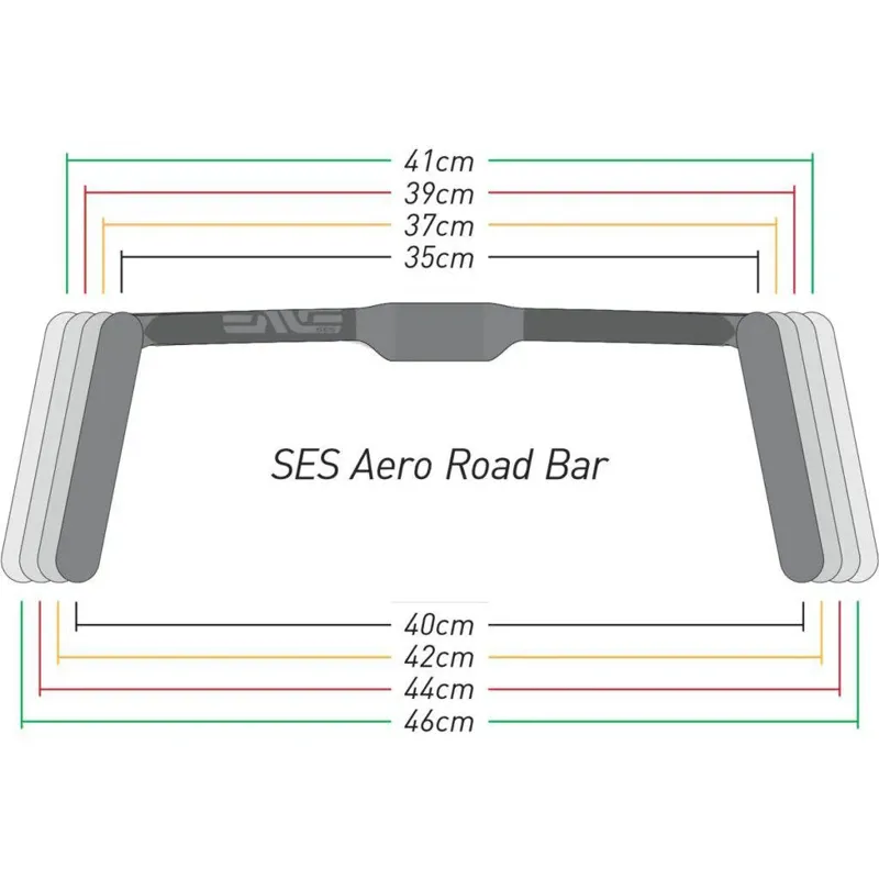 Enve SES Aero Carbon Road Integrated Handlebar - Black-2