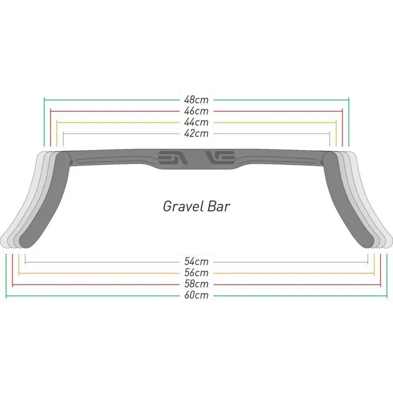 Enve G Series Carbon Gravel Integrated Handlebar - Black-3