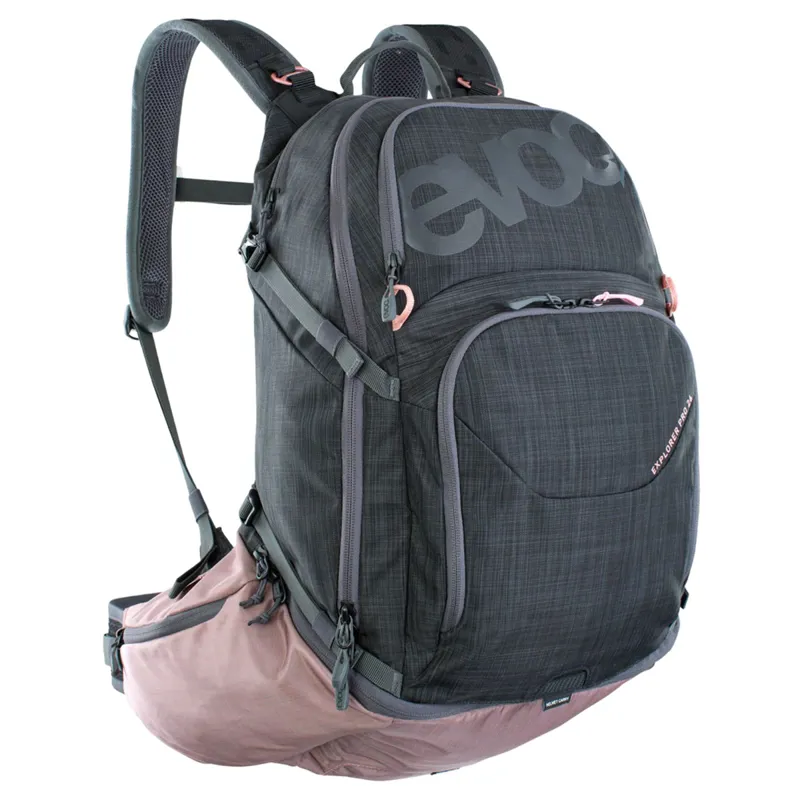 Evoc Explorer Pro 26 Litre Performance Backpack Carbon Grey/Dusty Pink