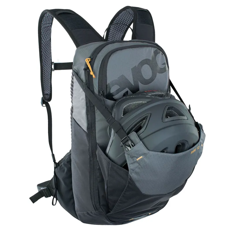 Evoc Ride Performance Backpack 12 + 2 Litre Bladder - Grey/Black-3