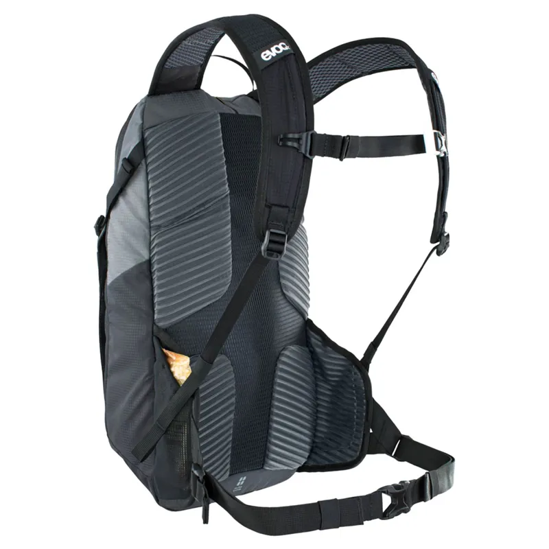 Evoc Ride Performance Backpack 12 + 2 Litre Bladder - Grey/Black-5