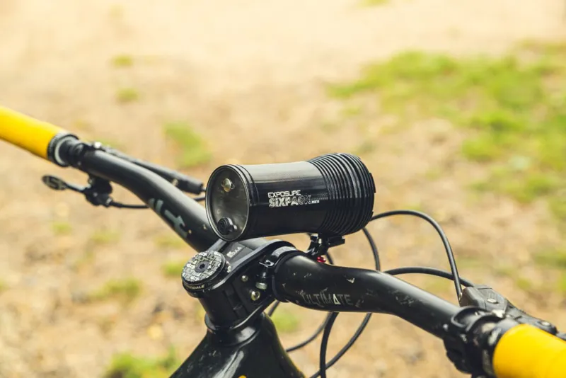 Exposure Six Pack MK11 USB Front Light with QR Bracket - Black-2