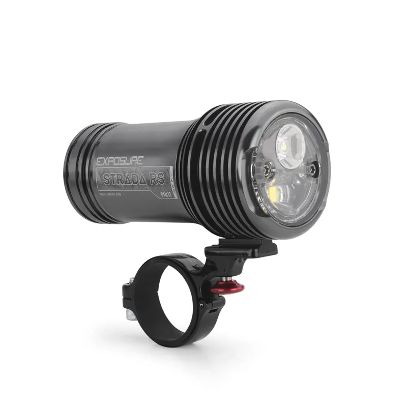 Exposure Strada MK11 RS AKTIV 1300 Lumen USB Front Light - Black