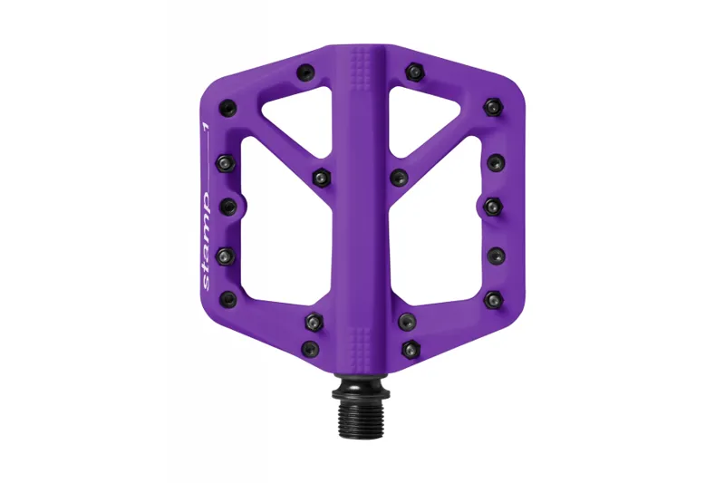 Crank Brothers Stamp 1 Flat MTB Pedals - Purple 