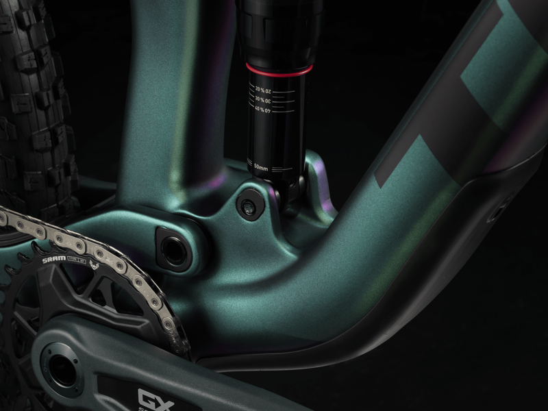 Trek Top Fuel 9.8 GX AXS 2024 Full Suspension MTB - Emerald Iris-6