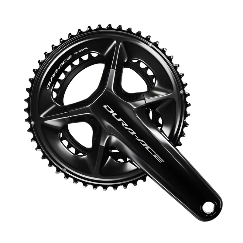 Shimano FC-9200 Dura Ace 12 Speed Road Double Chainset - Black