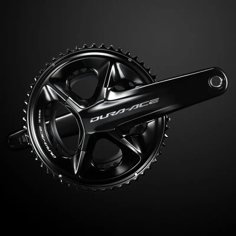 Shimano FC-9200 Dura Ace 12 Speed Road Double Chainset - Black-4