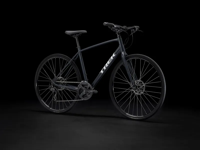 Trek FX 2 Disc Hybrid Bike - Nautical Navy-1