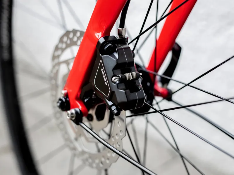 Trek FX 3 Disc Equipped Hybrid Bike - Viper Red/Cobra Blood Fade-4